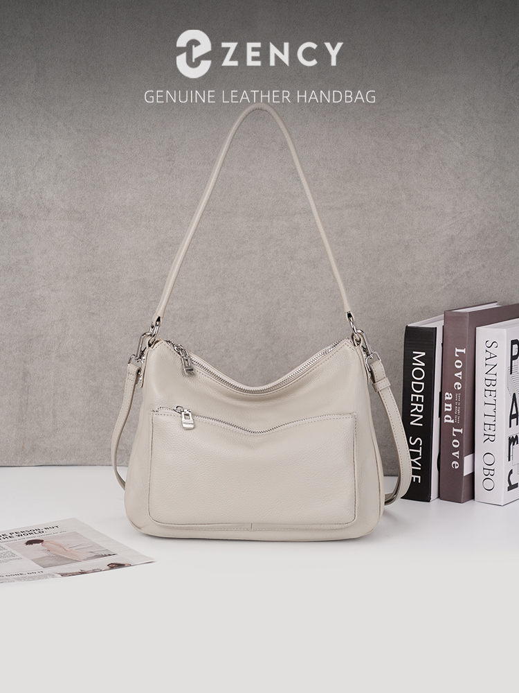 Leather Work Bag Women - Bolsa de couro zency para mulheres,