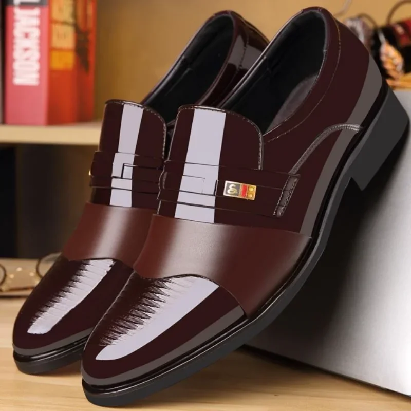 Leatherworking Classic - Sapatos de couro para homens casamento