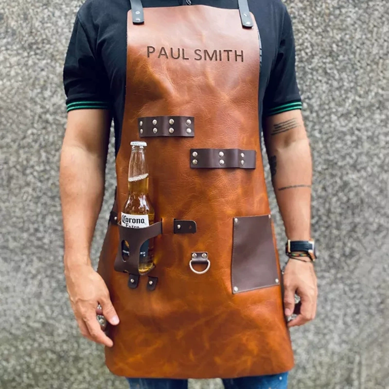 Leatherwork Products - Avental de cozinha ao ar livre