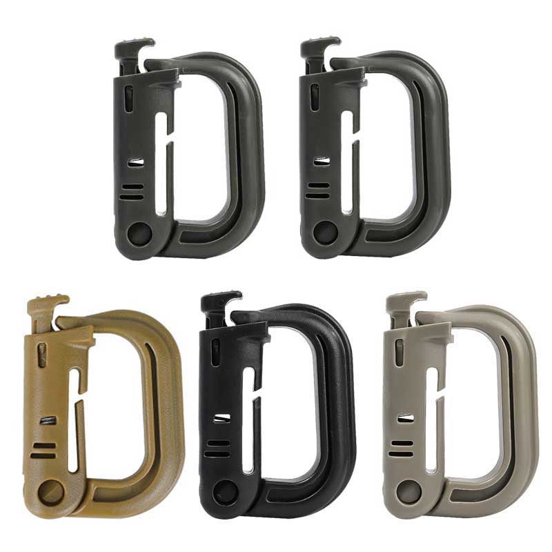 Snap Fastener Setter - 5 pçs grimloc molle mosquetão d