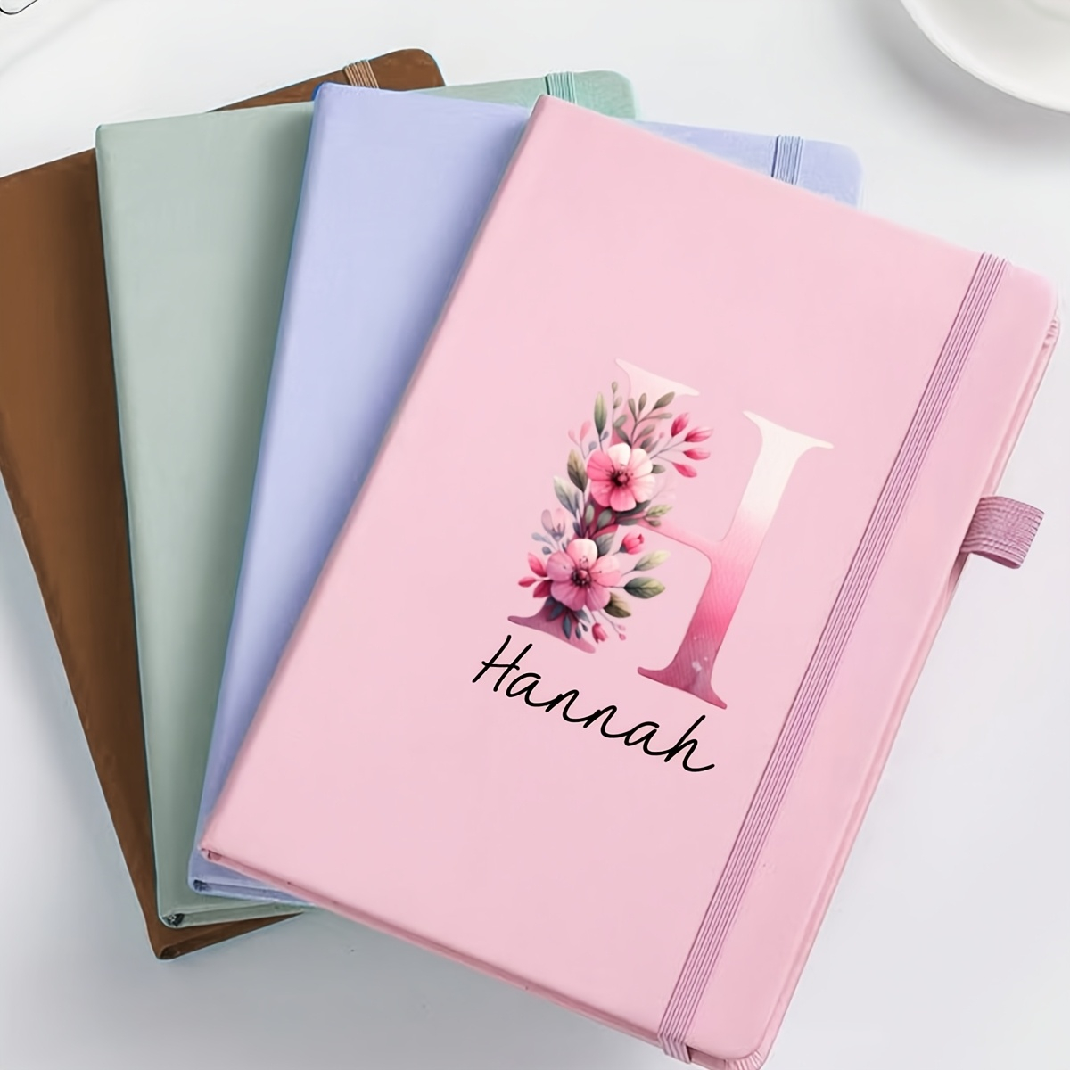 Leatherwork Books - Caderno de Couro Personalizado com Nome,