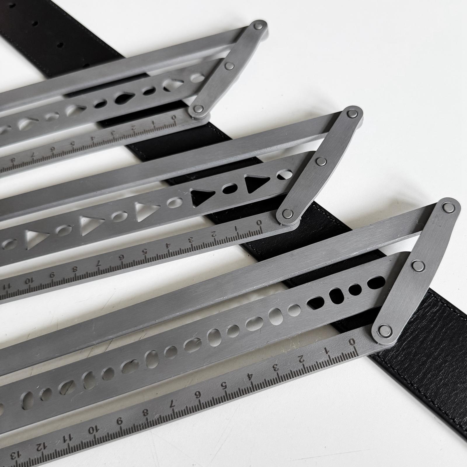 Leatherwork Ruler - Régua de Posicionamento de Cinto de