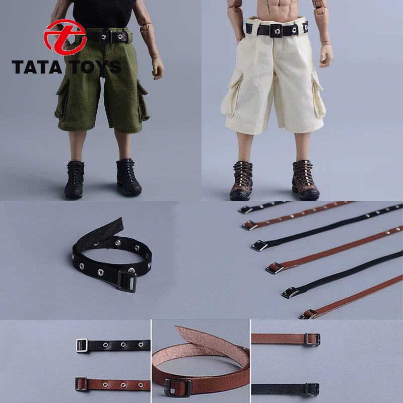 Leatherwork Products - Calças curtas masculinas em escala 1/12,