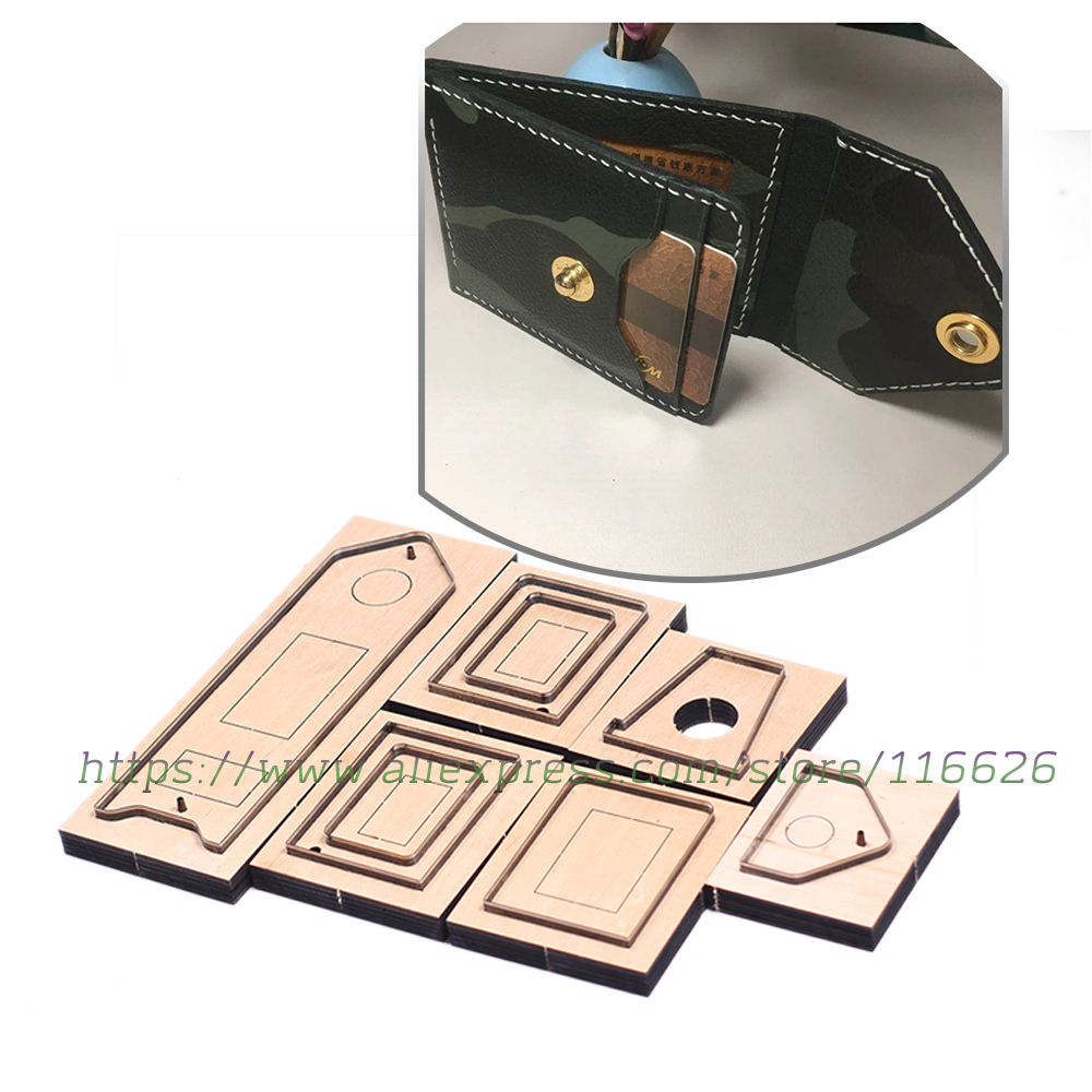 Leatherwork Accessories - Diy artesanato de couro duplo dobrado
