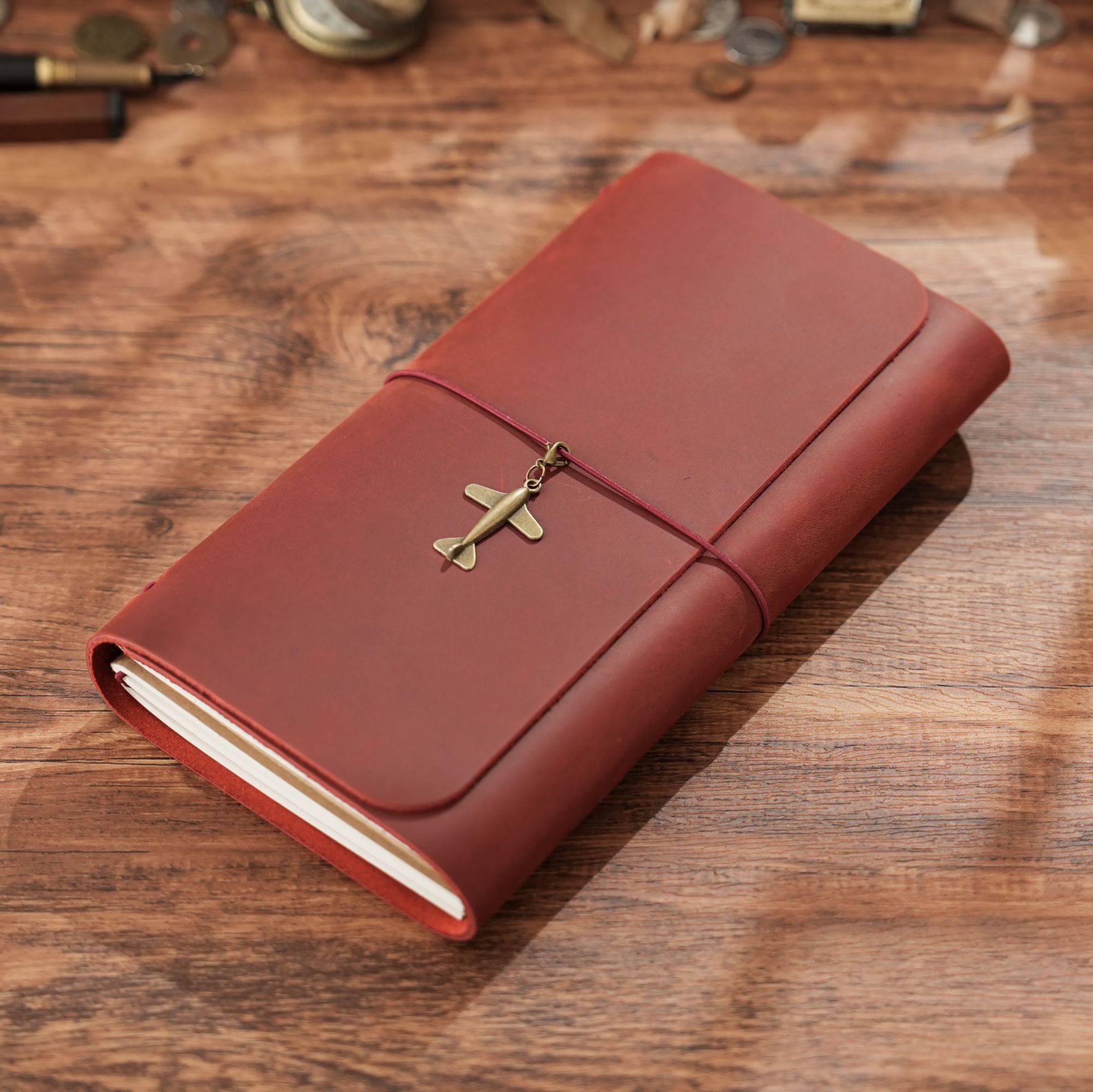 Leatherwork Books - Novo Lançamento Caderno de Viagem Triplo