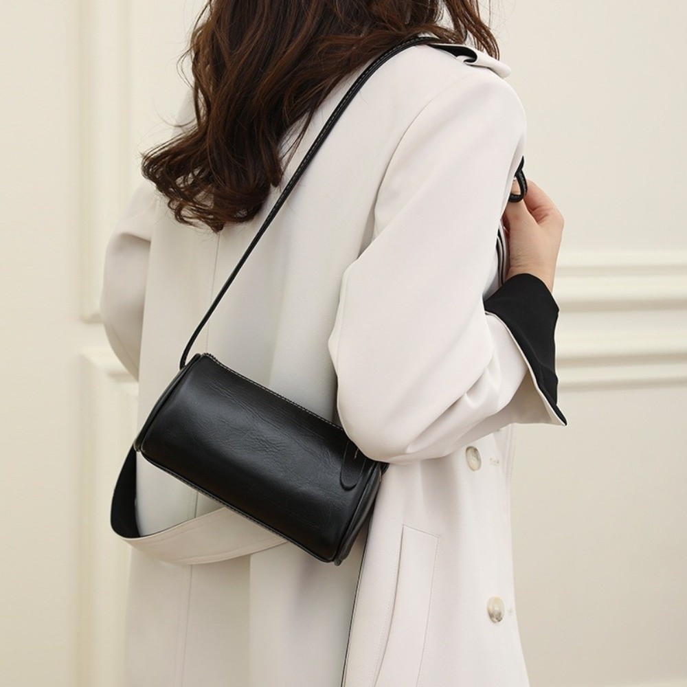 Leather Work Bag Women - Bolsa de Mão Vintage em Couro