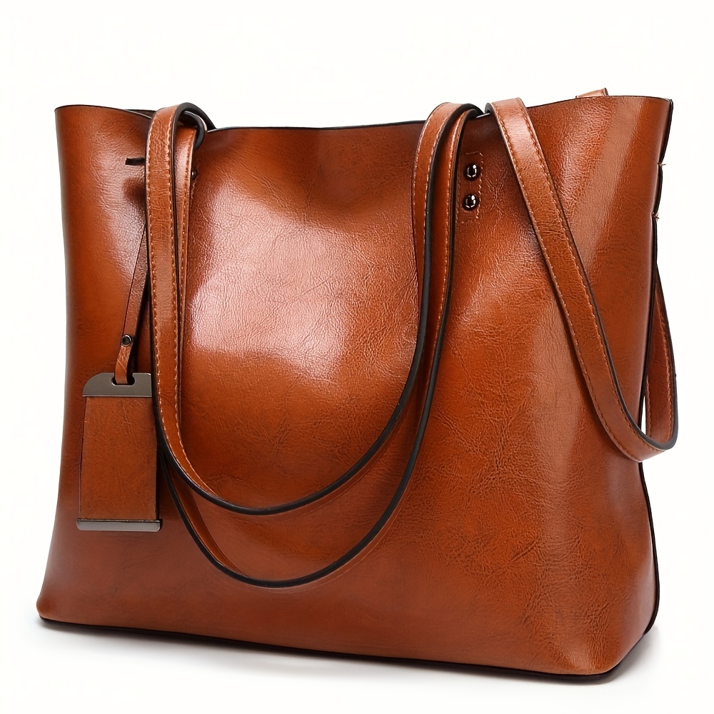 Leatherworking Classic - Bolsa de couro retrô clássica para