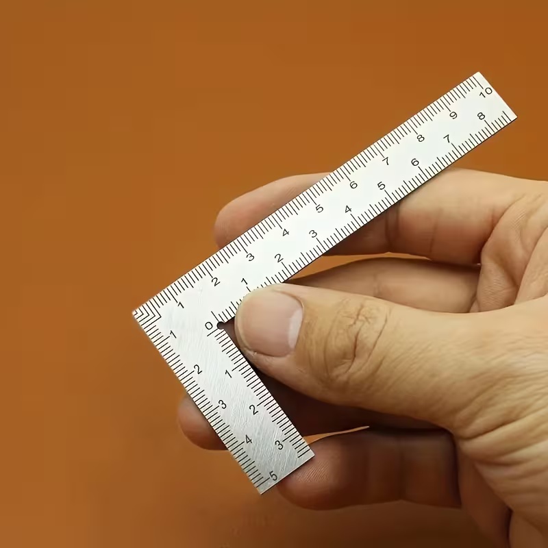 Leatherwork Ruler - Régua Mini em Aço Inoxidável em