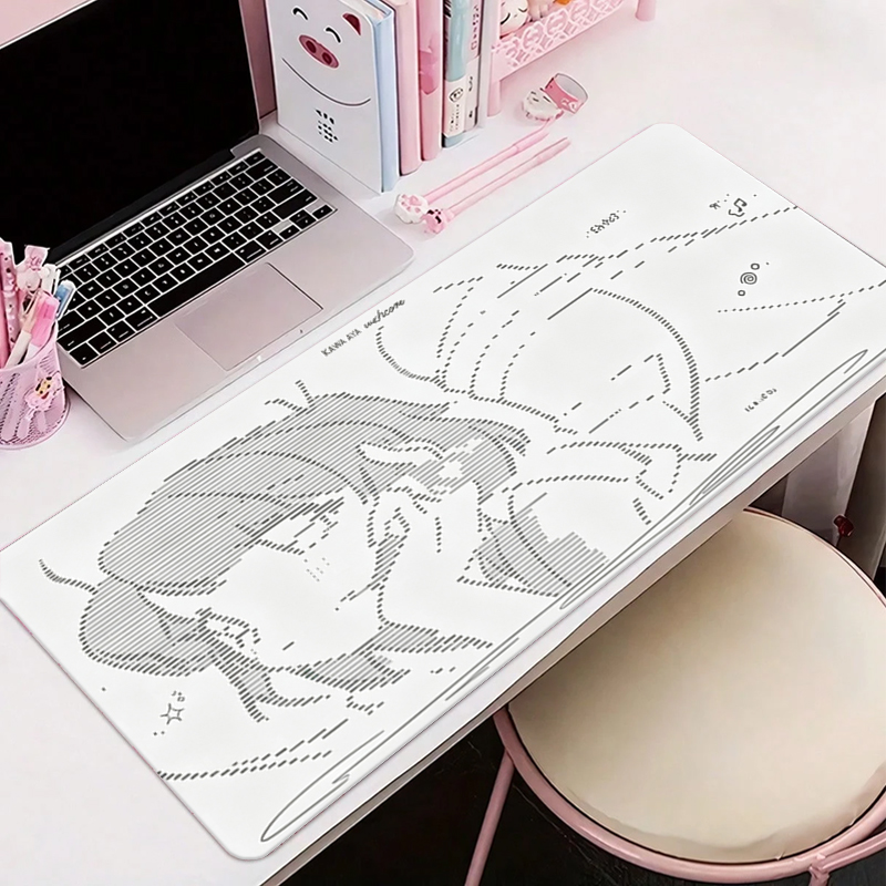 Leatherwork Table - 1Pç Mouse Pad de Couro Anime