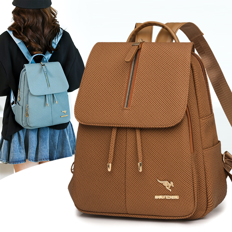 Mochila de Viagem Durável para - Leather Work Womens Backpack avaliação e preço
