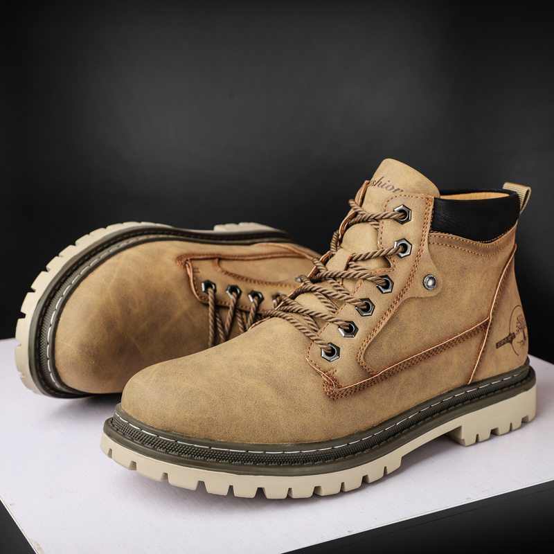 Botas de Motocicleta Estilo Br - Leather Work Boots avaliação e preço