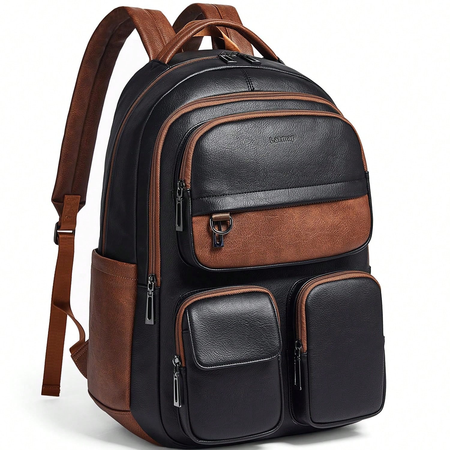 Mochila de Couro Vegano LATMAP - Leather Work Womens Backpack avaliação e preço