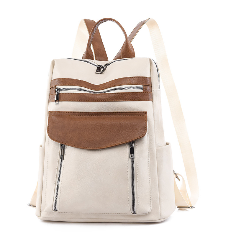 Nova chegada de couro portátil - Leather Work Womens Backpack avaliação e preço