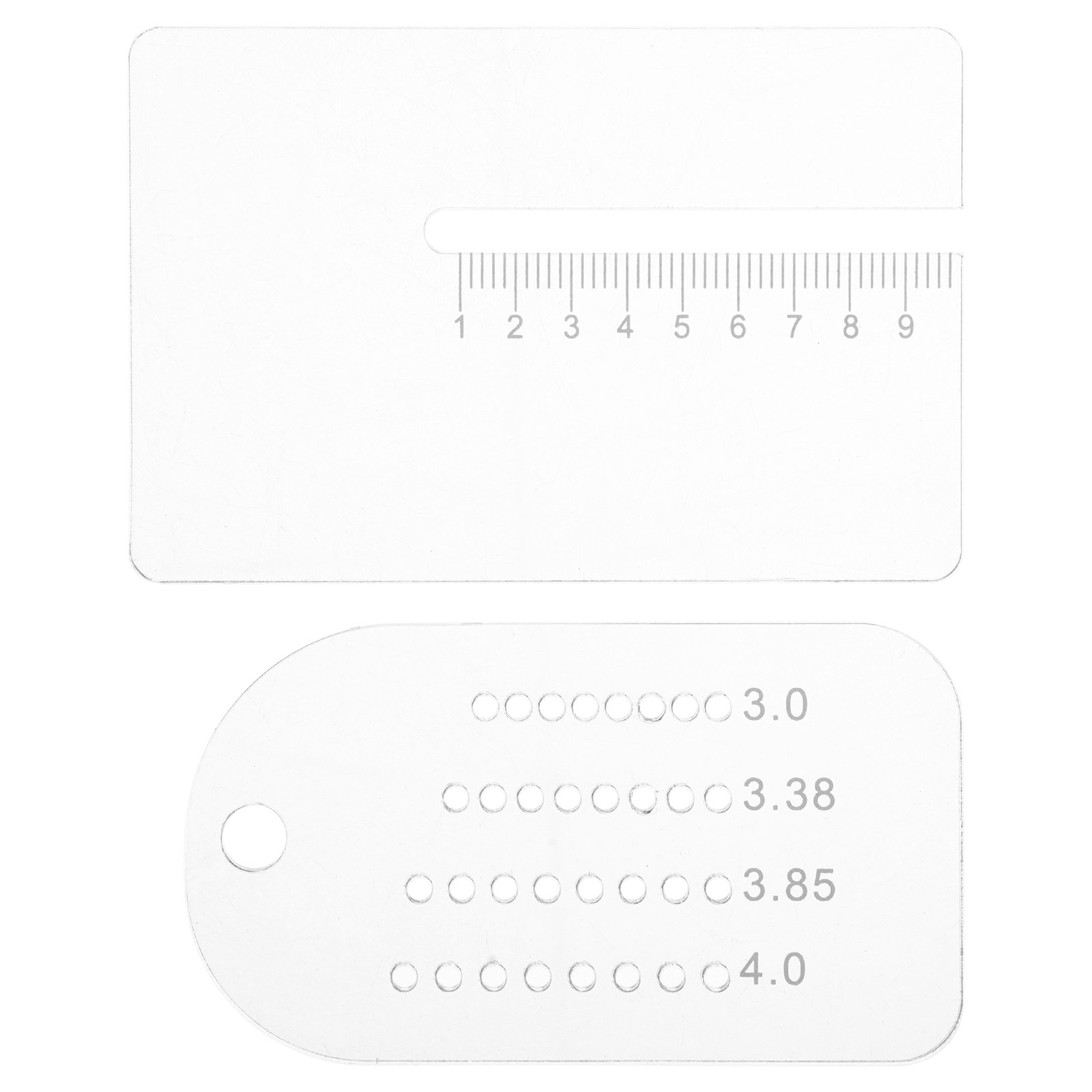 2 Peças Régua de Espaçamento p - Leatherwork Ruler avaliação e preço