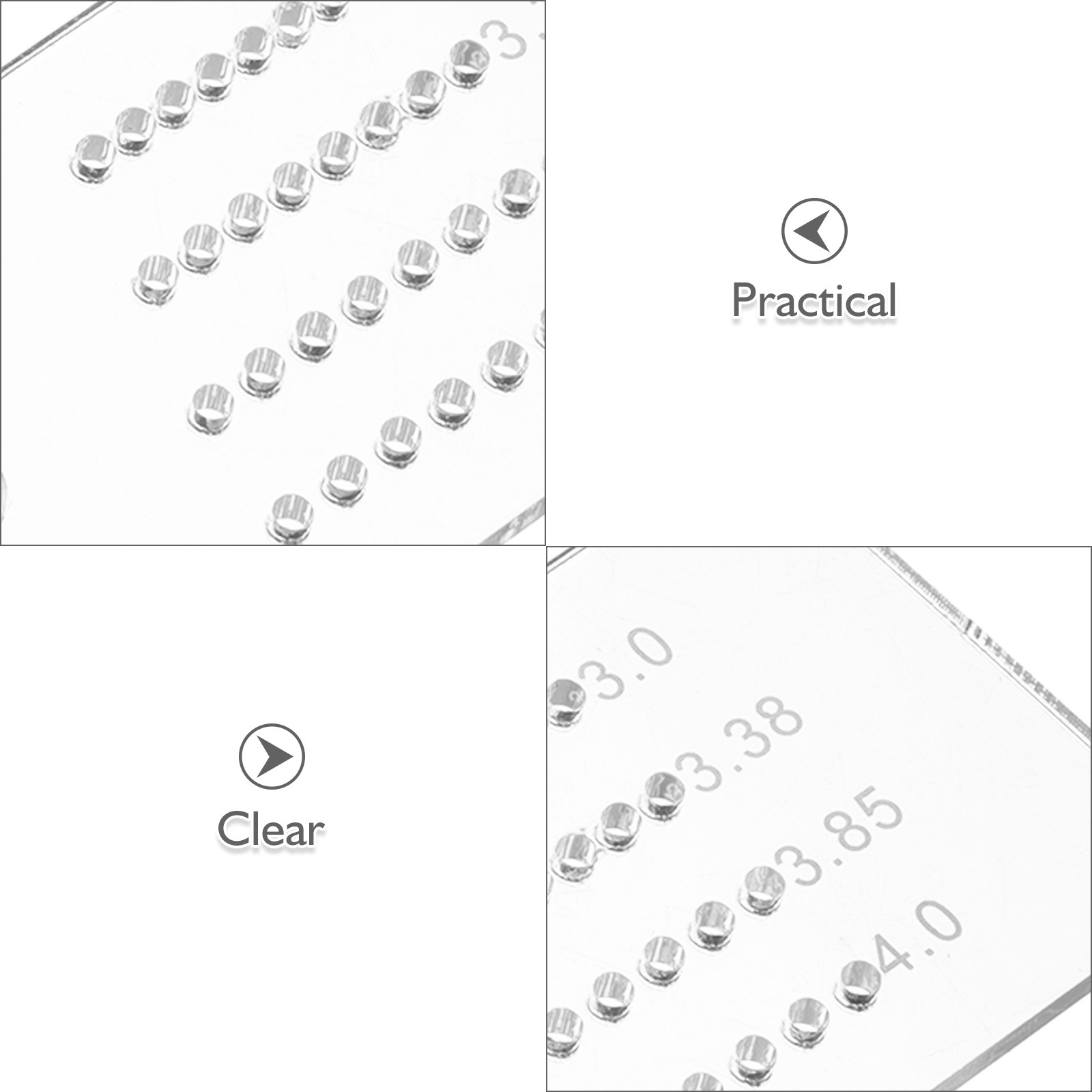2 Peças Régua de Espaçamento p - Leatherwork Ruler avaliação e preço