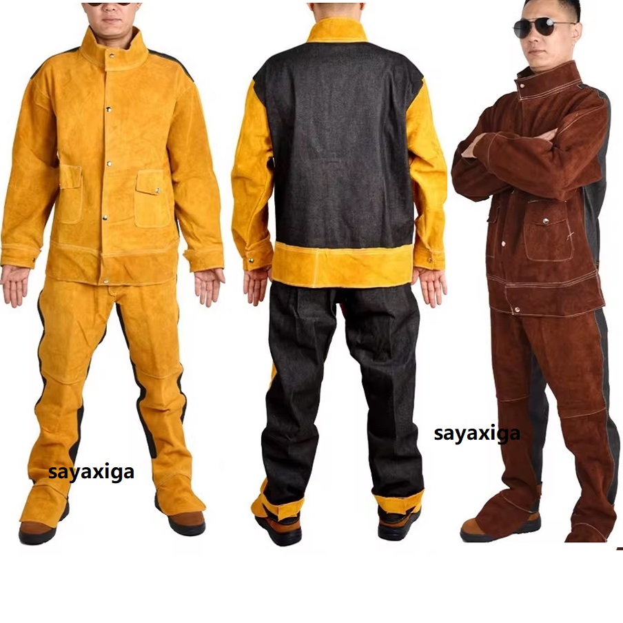 Ternos de soldagem de couro re - Leather Work Overalls avaliação e preço