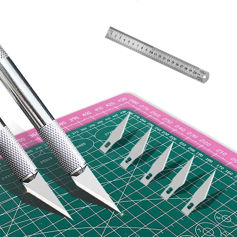 Conjunto de Faca de Corte A3 e - Leatherwork Table avaliação e preço