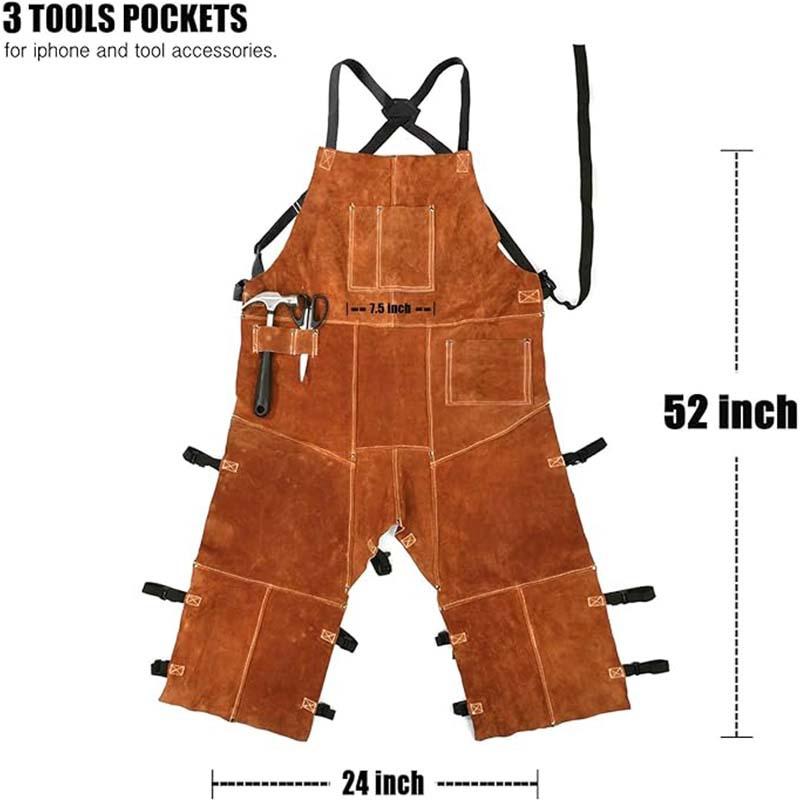 Macacão masculino calças logot - Leather Work Overalls avaliação e preço