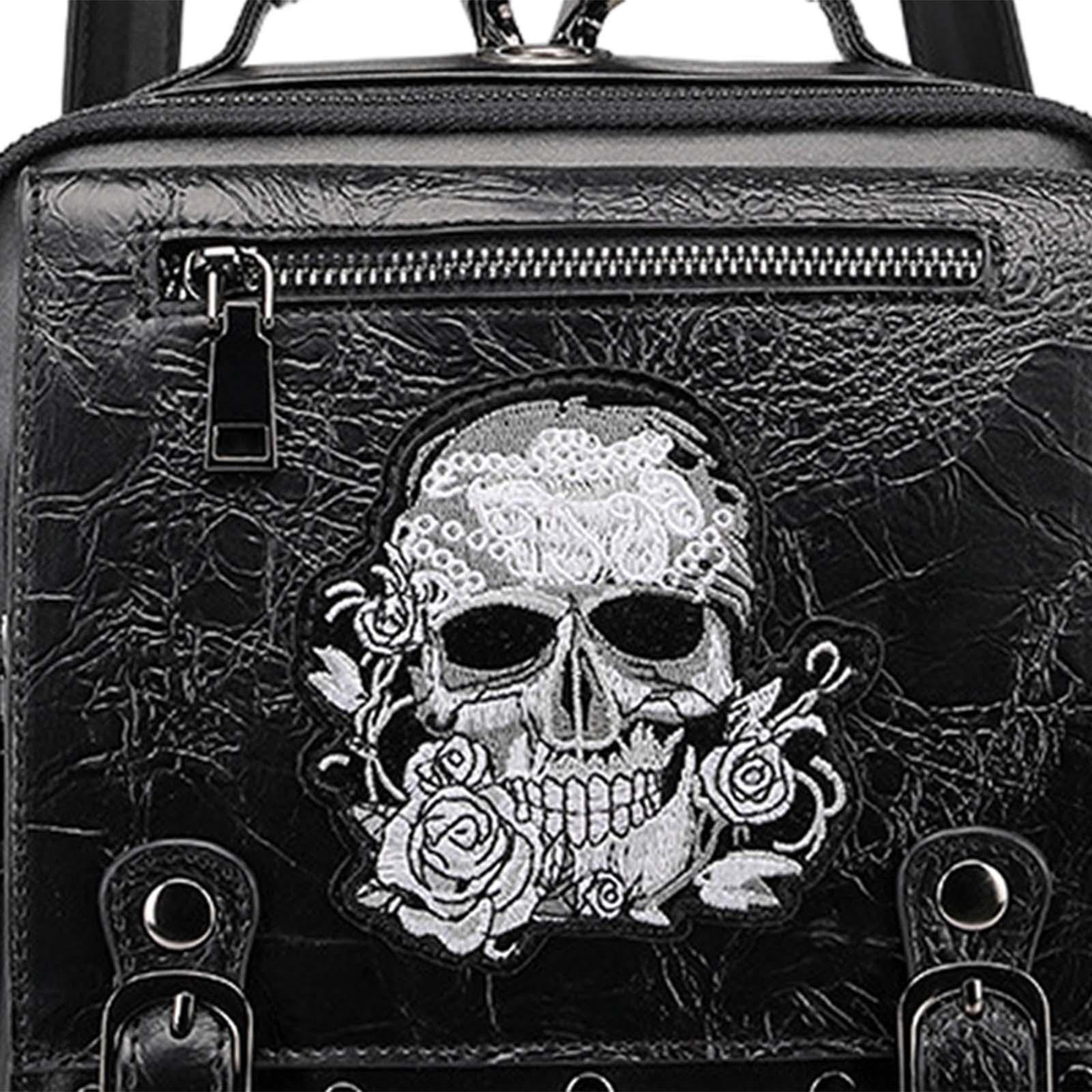 Mochila Steampunk Cosplay leve - Leather Work Rucksack Mens avaliação e preço