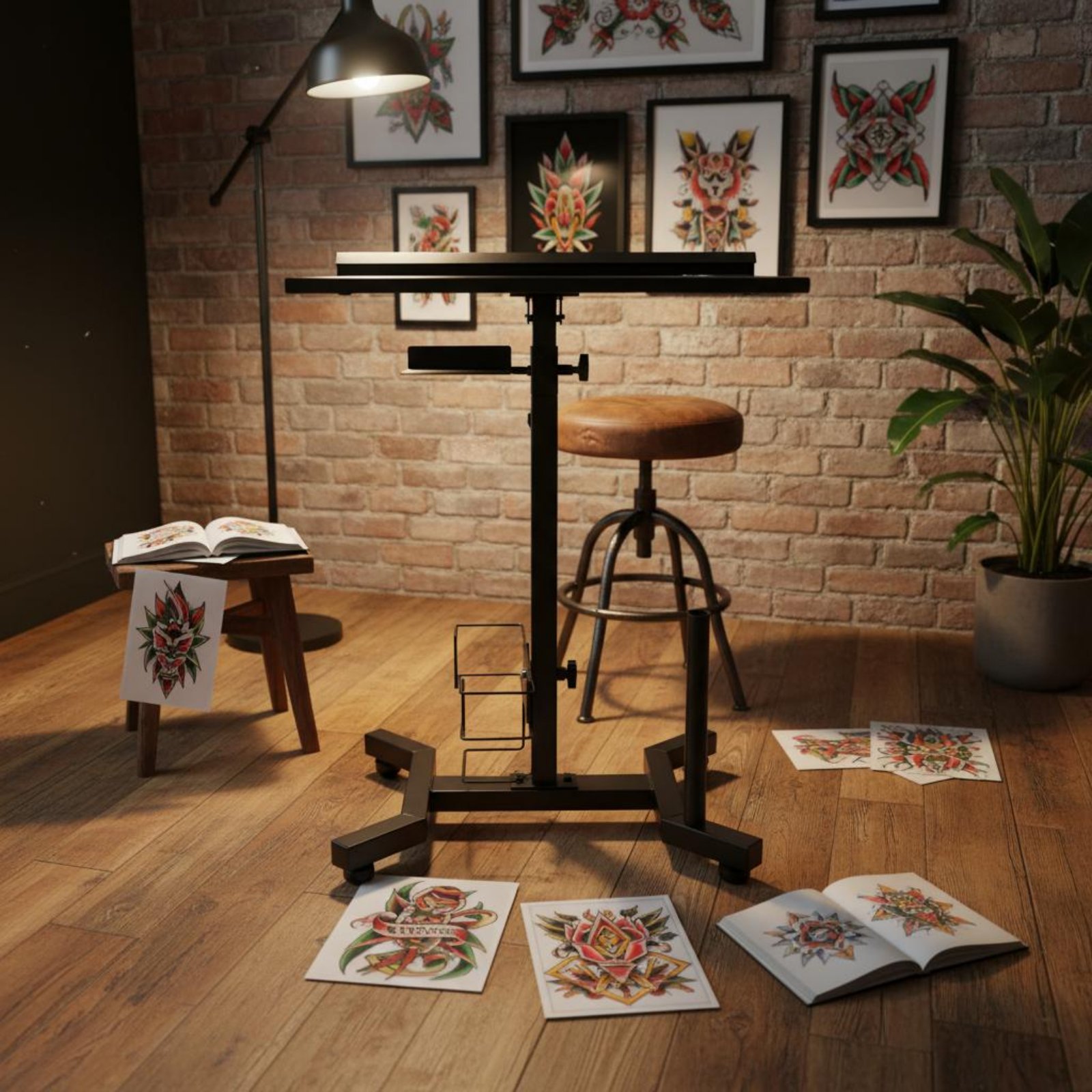 Estação de Trabalho Ajustável  - Leatherwork Tattoo avaliação e preço