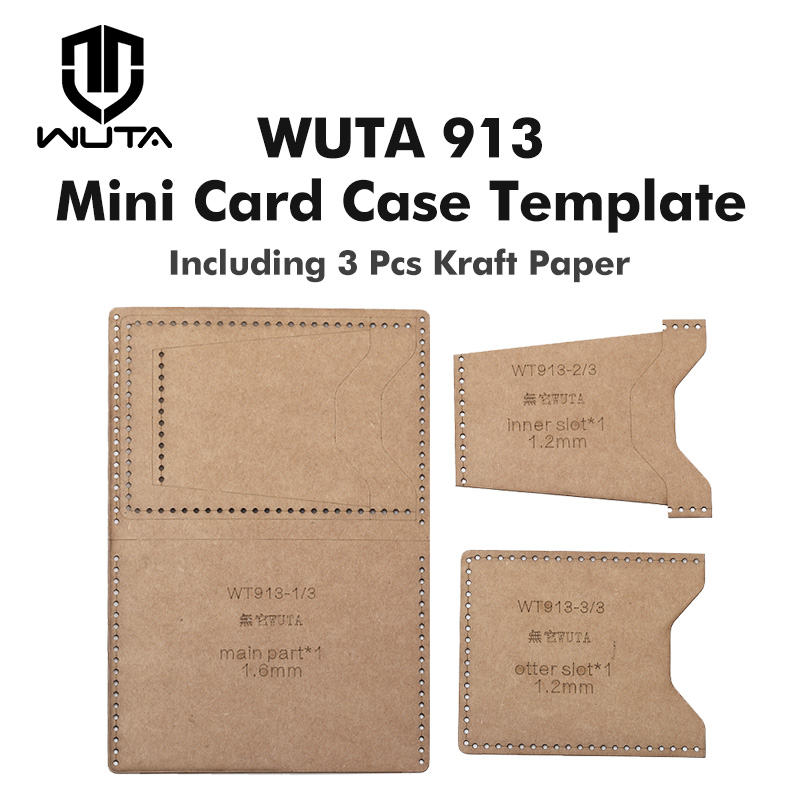 Wuta-Caso Cartão Mini com Mode - Leatherwork Accessories avaliação e preço
