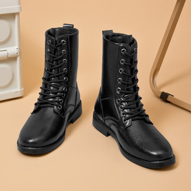Botas de Couro de Cano Alto pa - Leather Work Boots avaliação e preço