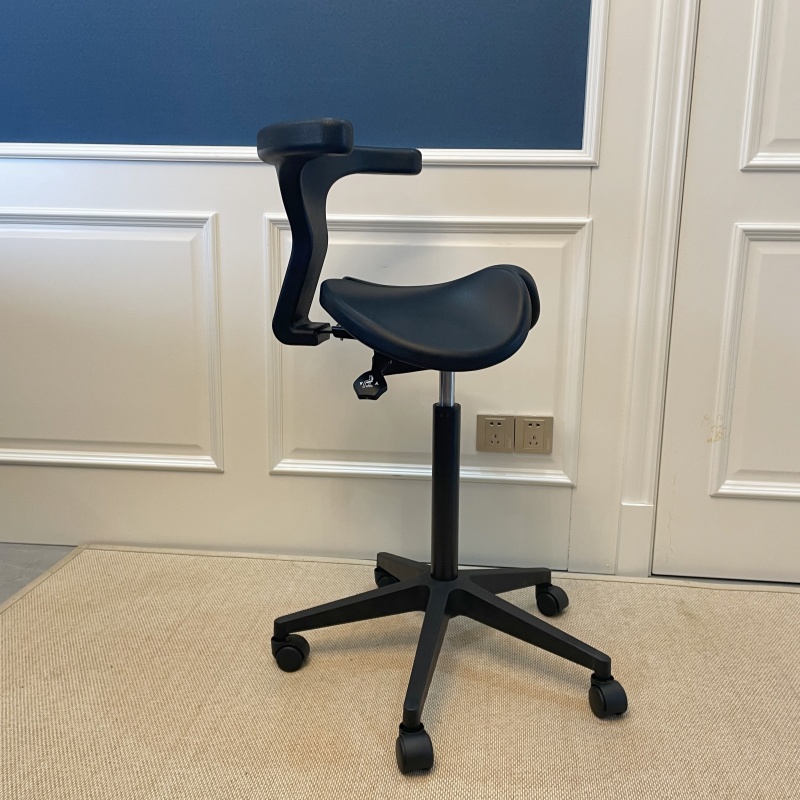 Ergonomic Split Saddle Stool H - Leatherwork Tattoo avaliação e preço
