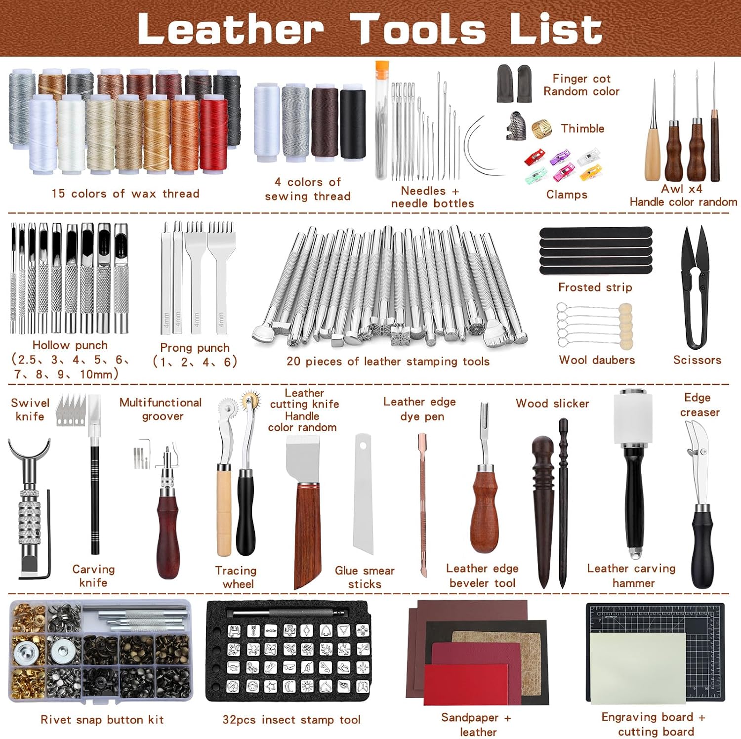 Kit de Ferramentas para Trabal - Leather Works avaliação e preço