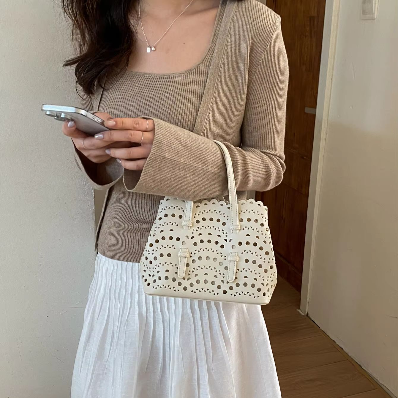 Bolsa transversal vermelha com - Leather Work Bag Women avaliação e preço