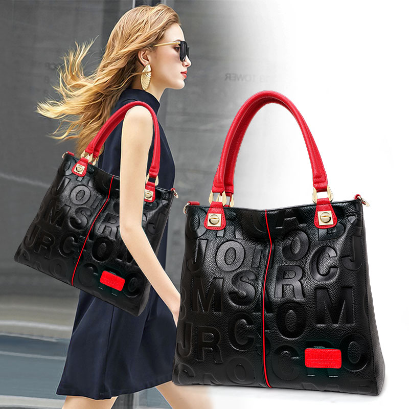 Bolsa Tote de Couro Legítimo c - Leather Work Bag Women avaliação e preço