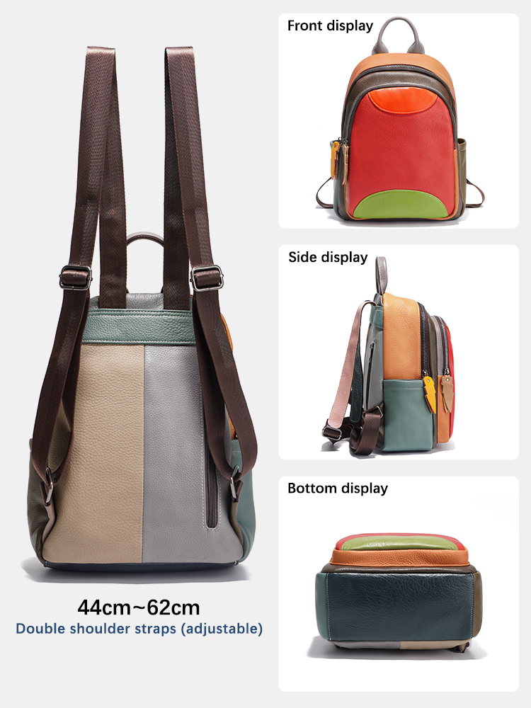 Mochila Feminina Zency de Cour - Leather Work Womens Backpack avaliação e preço