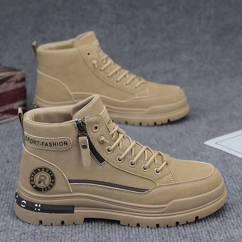 Homens retro botas de trabalho - Leather Work Boots avaliação e preço