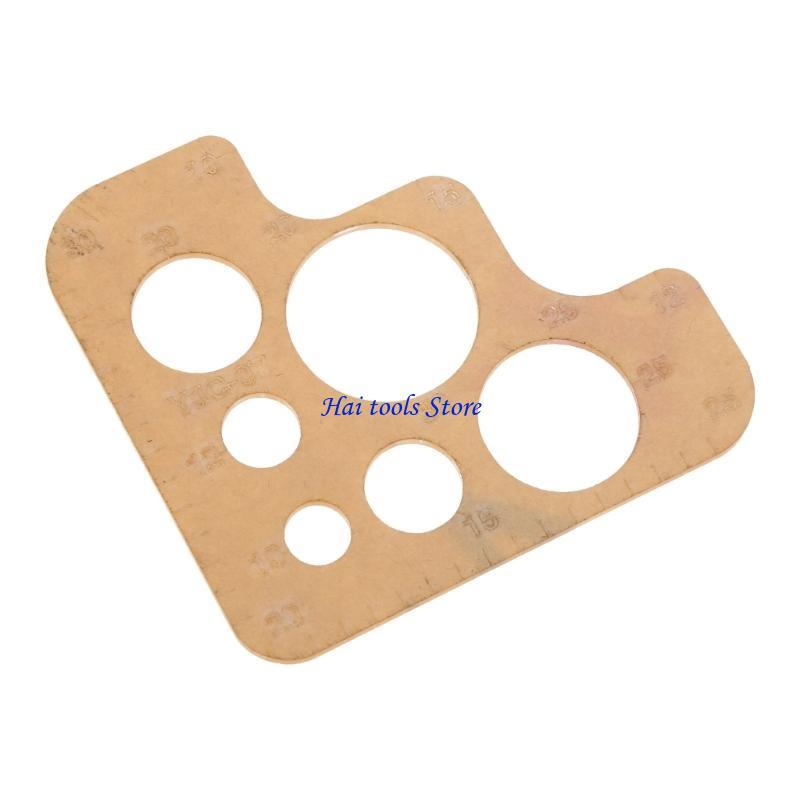 Régua modelo couro acrílico ní - Leatherwork Ruler avaliação e preço