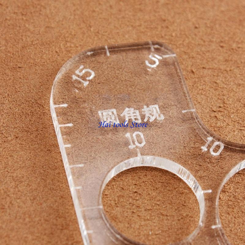Régua modelo couro acrílico ní - Leatherwork Ruler avaliação e preço