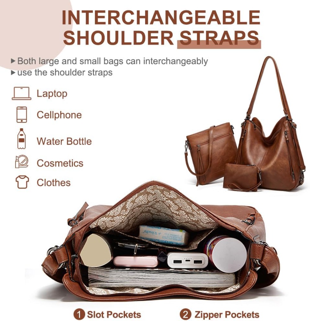 Bolsa Tote de Luxo para Mulher - Leather Work Bag Women avaliação e preço
