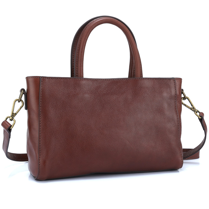 Bolsas de couro natural para m - Leather Work Bag Women avaliação e preço