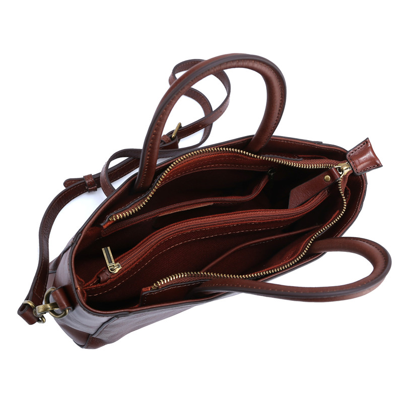 Bolsas de couro natural para m - Leather Work Bag Women avaliação e preço