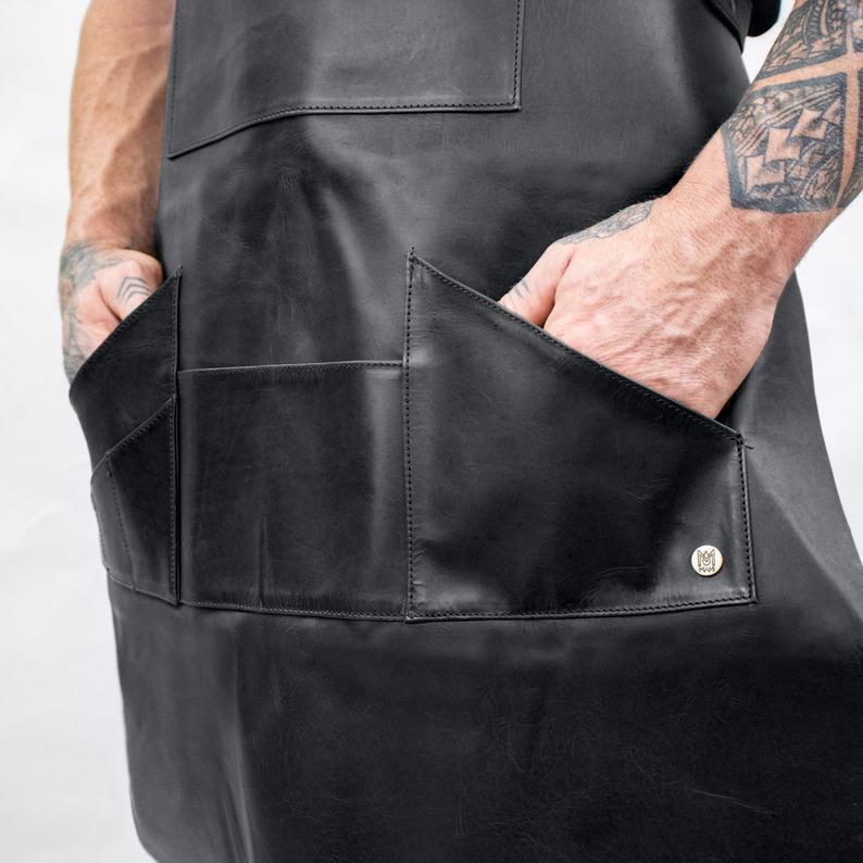 Avental de trabalho casual em  - Leatherwork Tattoo avaliação e preço
