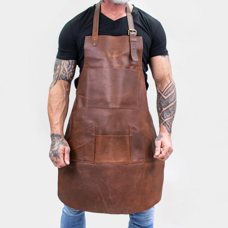 Avental de trabalho casual em  - Leatherwork Tattoo avaliação e preço