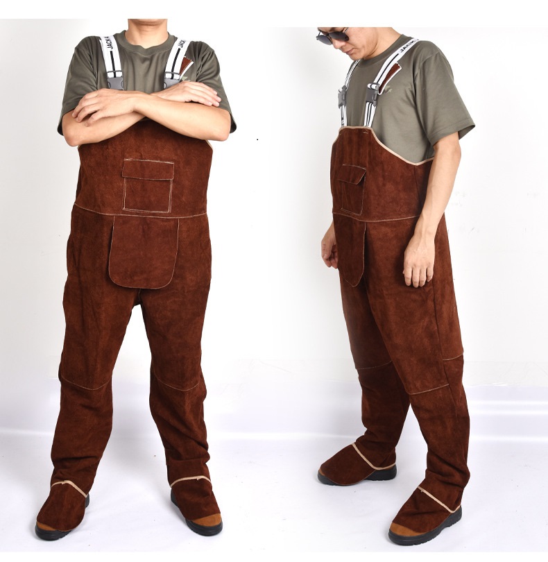 Roupas de soldagem macacão de  - Leather Work Overalls avaliação e preço