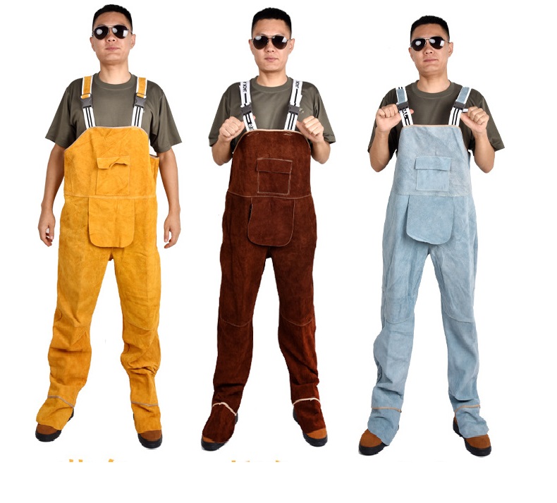 Roupas de soldagem macacão de  - Leather Work Overalls avaliação e preço