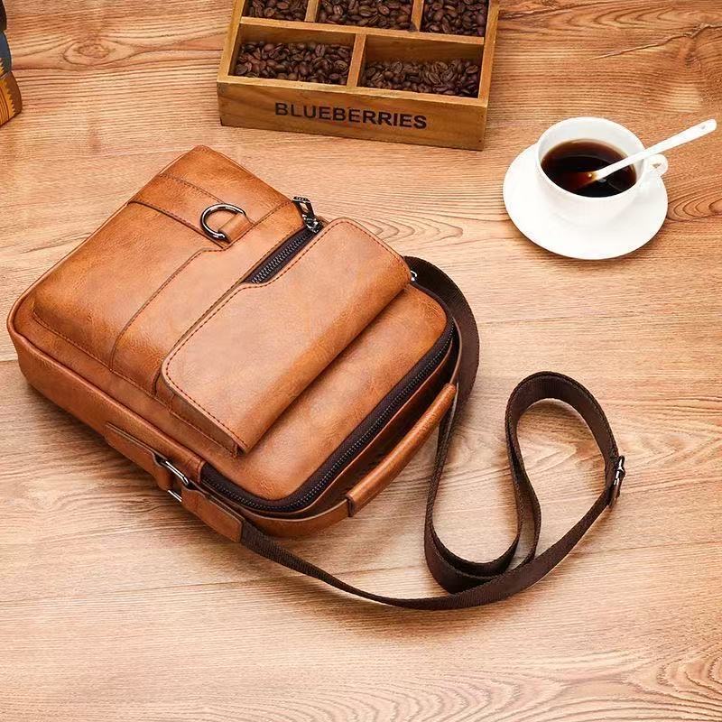 Bullcaptain bolsa de ombro mas - Leather Work Bag Women avaliação e preço