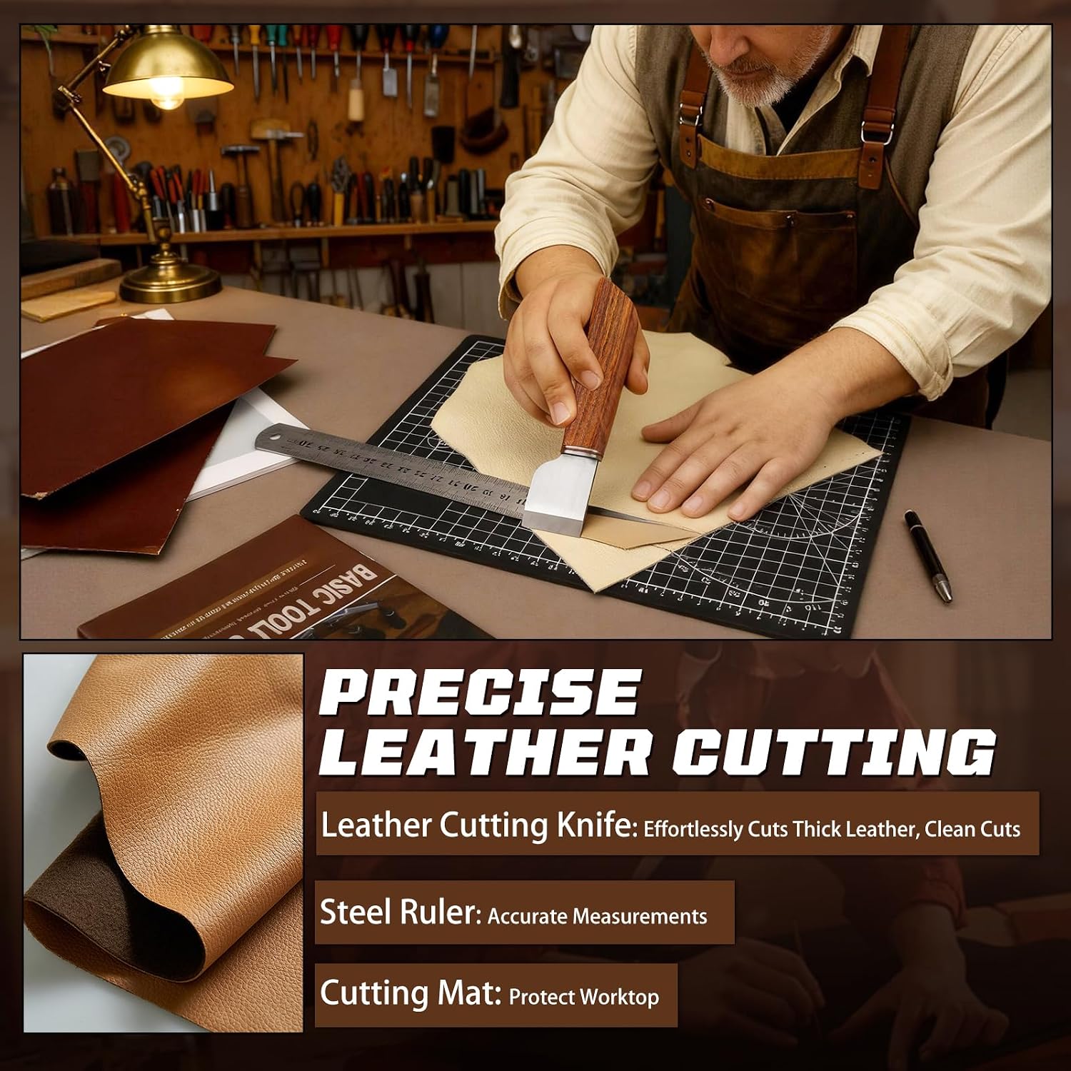 Kit de Trabalho em Couro, Ferr - Leather Works avaliação e preço