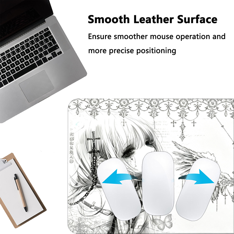 Mousepad de Couro Preto e Bran - Leatherwork Table avaliação e preço