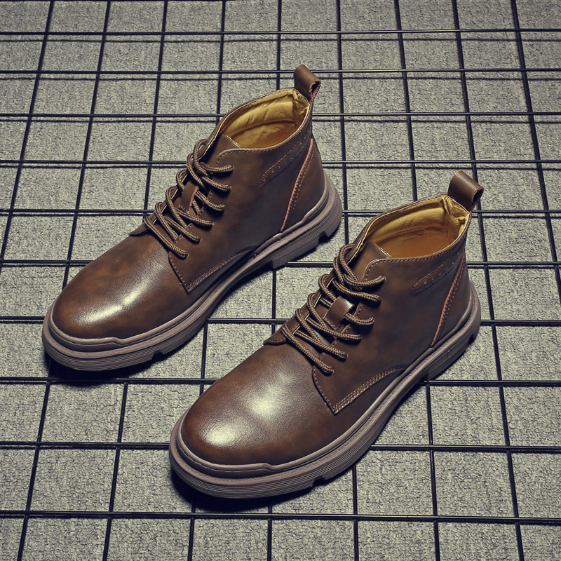 Yomior-Bota masculina casual c - Leatherworking Classic avaliação e preço