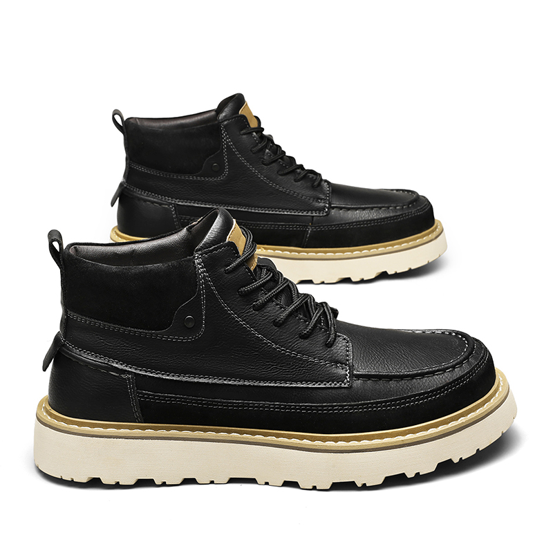 Botas de Trabalho Masculinas M - Leather Work Boots avaliação e preço