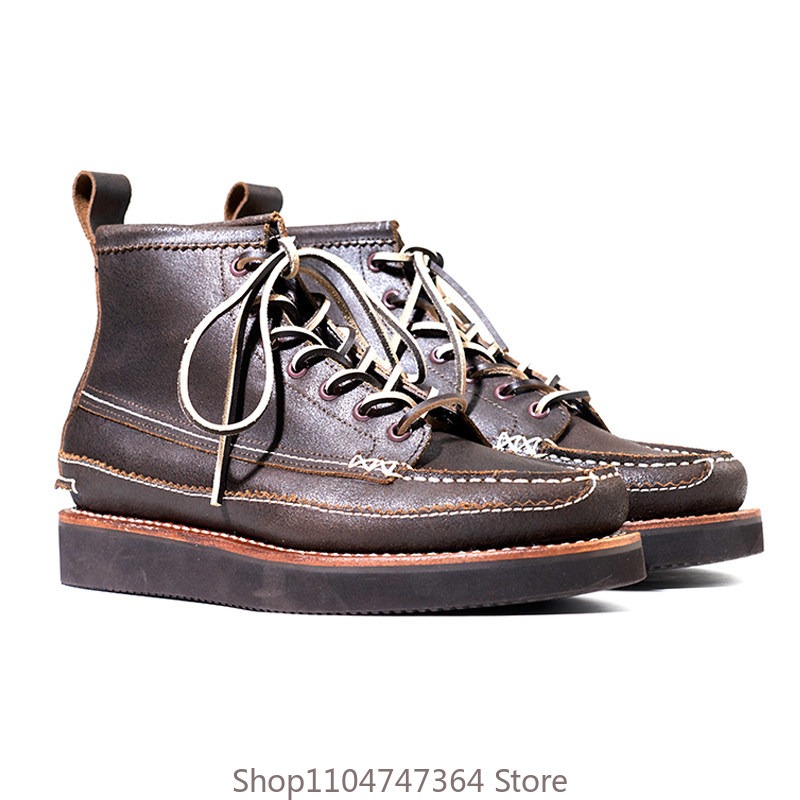 Botas Masculinas de Couro Genu - Leatherworking Classic avaliação e preço