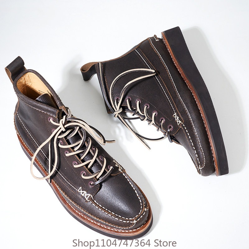 Botas Masculinas de Couro Genu - Leatherworking Classic avaliação e preço