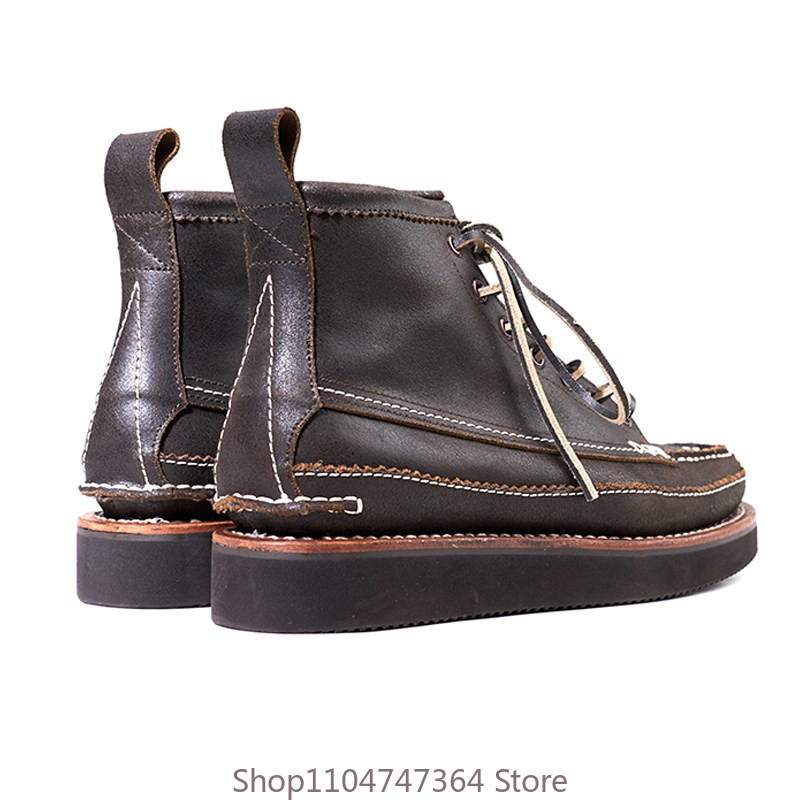 Botas Masculinas de Couro Genu - Leatherworking Classic avaliação e preço