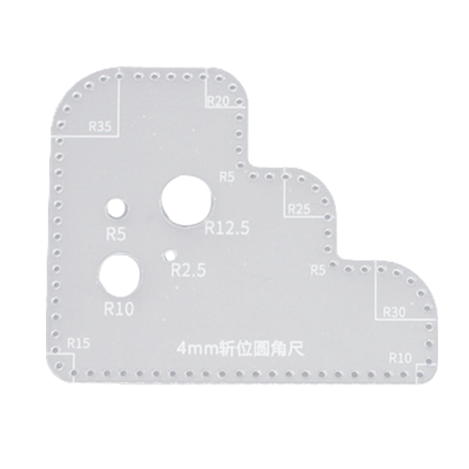 Molde de Acrílico para Artesan - Leatherwork Ruler avaliação e preço